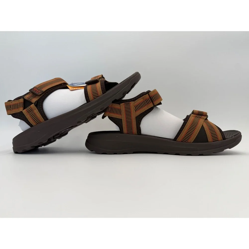 Nunn Bush Huck Sport‎ Sandals Mens 12W Tan Multi Wide Fit Lightweight New 85010